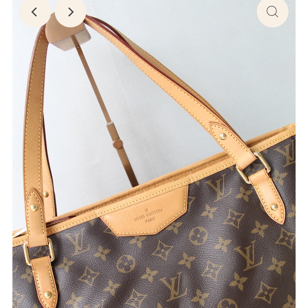 Louis Vuitton Brown Monogram Tote Bag - Picture 2 of 16